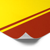 Poster Drapeau de Chuvashia (Coin)