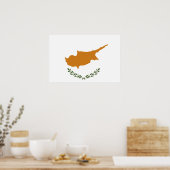 Poster Drapeau de Chypre (Cuisine)