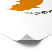 Poster Drapeau de Chypre (Chypre grecque) (Coin)