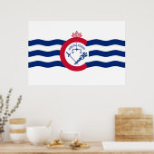 Poster Drapeau de Cincinnati (Ohio) (Cuisine)