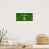 Poster Drapeau de Circassia (Cuisine)
