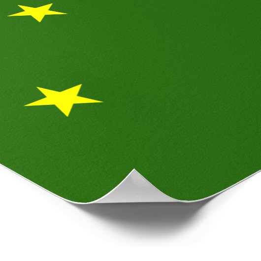 Poster Drapeau de Circassia (Coin)