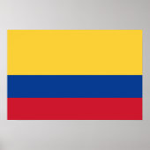 Poster Drapeau de Colombie (Devant)