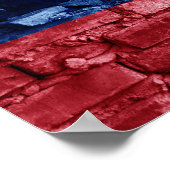 Poster Drapeau de Colombie (Coin)