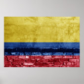 Poster Drapeau de Colombie (Devant)