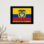 Poster Drapeau de Colombie (Cuisine)