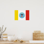 Poster Drapeau de Columbus, Ohio (Cuisine)