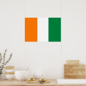 Poster Drapeau de Côte d'Ivoire (Cuisine)