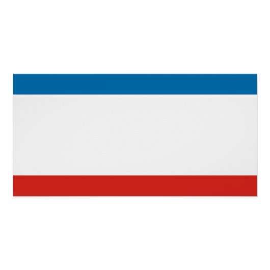 Poster Drapeau de Crimée (Devant)