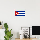 Poster Drapeau de Cuba (Bureau à domicile)