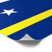 Poster Drapeau de Curaçao (Coin)
