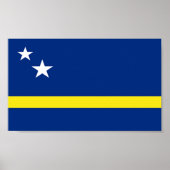 Poster Drapeau de Curaçao (Devant)