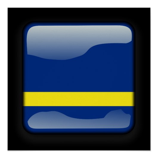 Poster Drapeau de Curaçao (Devant)