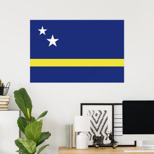 Poster Drapeau de Curaçao