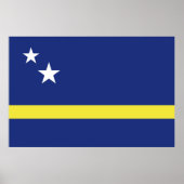 Poster Drapeau de Curaçao (Devant)