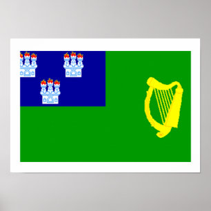 Poster Drapeau de Dublin