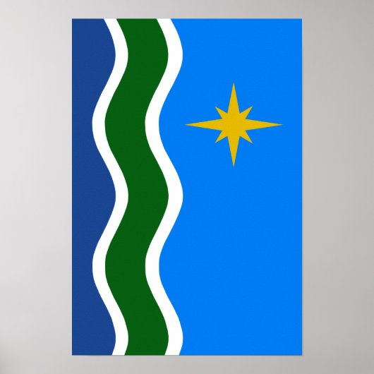Poster Drapeau de Duluth, MN (Devant)