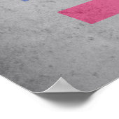 POSTER DRAPEAU DE FIERTÉ ANDROGYNE (Coin)