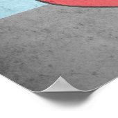 POSTER DRAPEAU DE FIERTE AUTOSEXUELLE (Coin)
