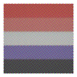 Poster Drapeau de fierté Cupioromantique Abstrait Tripant