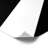 Poster Drapeau de fierté de fille de cuir (Coin)