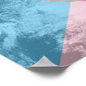 Poster Drapeau de fierté de jeu d'âge (Coin)