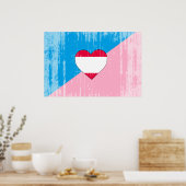 Poster Drapeau de fierté de jeu d'âge (Cuisine)