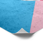 Poster Drapeau de fierté de jeu d'âge (Coin)
