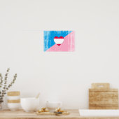Poster Drapeau de fierté de jeu d'âge (Cuisine)