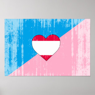 Poster Drapeau de fierté de jeu d'âge