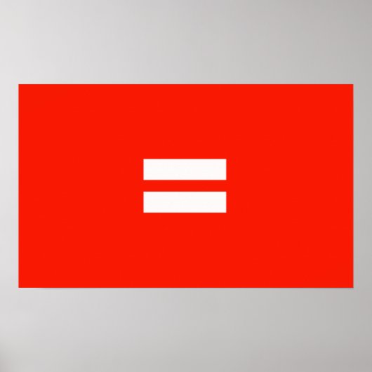 Poster Drapeau de fierté de l'égalité (Devant)