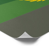Poster Drapeau de fierté de l'uniforme militaire (Coin)