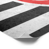 POSTER DRAPEAU DE FIERTE DE PROPRIÉTÉ (Coin)