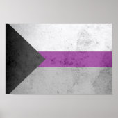POSTER DRAPEAU DE FIERTÉ DÉSISEXUEL (Devant)