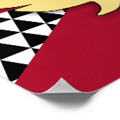 Poster Drapeau de fierté Drag (Coin)