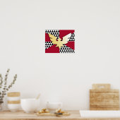 Poster Drapeau de fierté Drag (Cuisine)