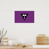 Poster Drapeau de fierté du Labrys lesbien (Cuisine)