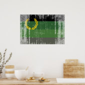 Poster Drapeau de fierté d'uniforme militaire (Cuisine)