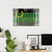 Poster Drapeau de fierté d'uniforme militaire (Bureau à domicile)