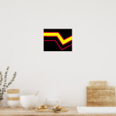 Poster Drapeau de fierté en caoutchouc / latex (Cuisine)