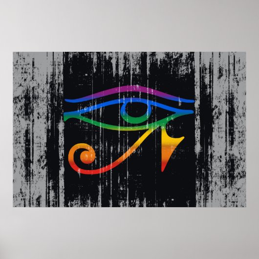 POSTER DRAPEAU DE FIERTE GOTH GAY (Devant)