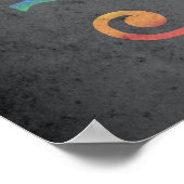 POSTER DRAPEAU DE FIERTE GOTH GAY (Coin)