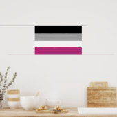 Poster Drapeau de fierté gynéphile (Cuisine)