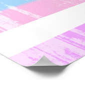 Poster Drapeau de fierté intersexe (Coin)