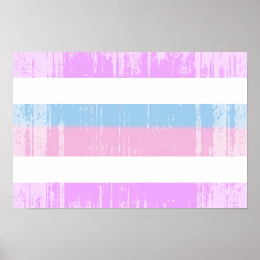 Poster Drapeau de fierté intersexe (Devant)