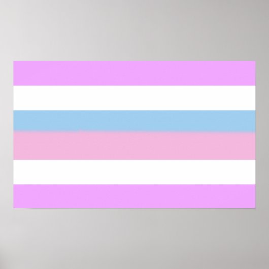 Poster Drapeau de fierté intersexe (Devant)