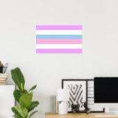 Poster Drapeau de fierté intersexe (Bureau à domicile)
