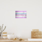 Poster Drapeau de fierté intersexe (Cuisine)