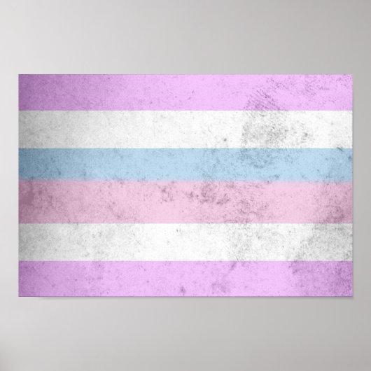 Poster Drapeau de fierté intersexe (Devant)