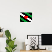 Poster Drapeau de fierté Leather Boi (Bureau à domicile)